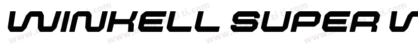 winkell super wide字体转换